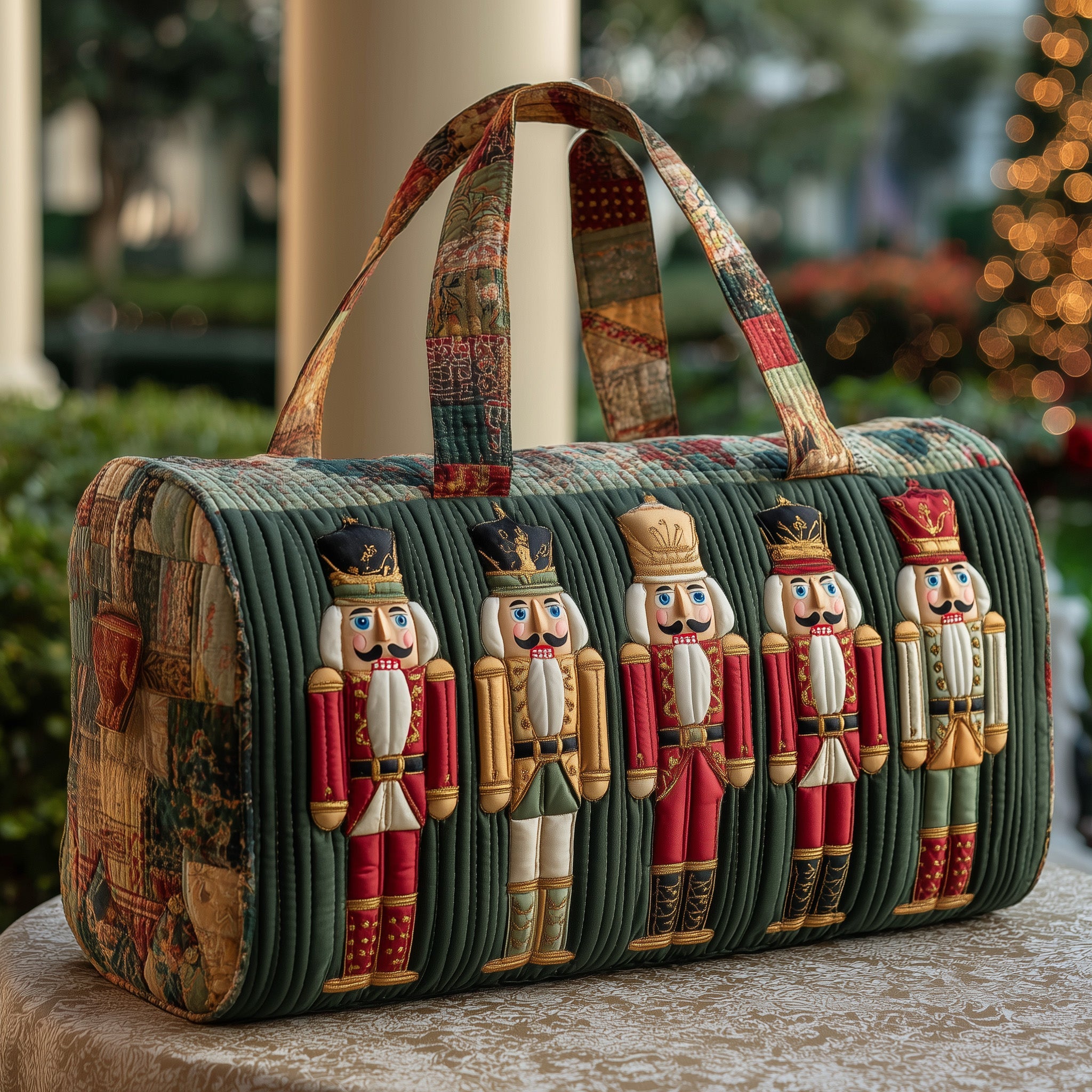 Nutcracker Quilted Duffle Bag Anniversary Gift Idea