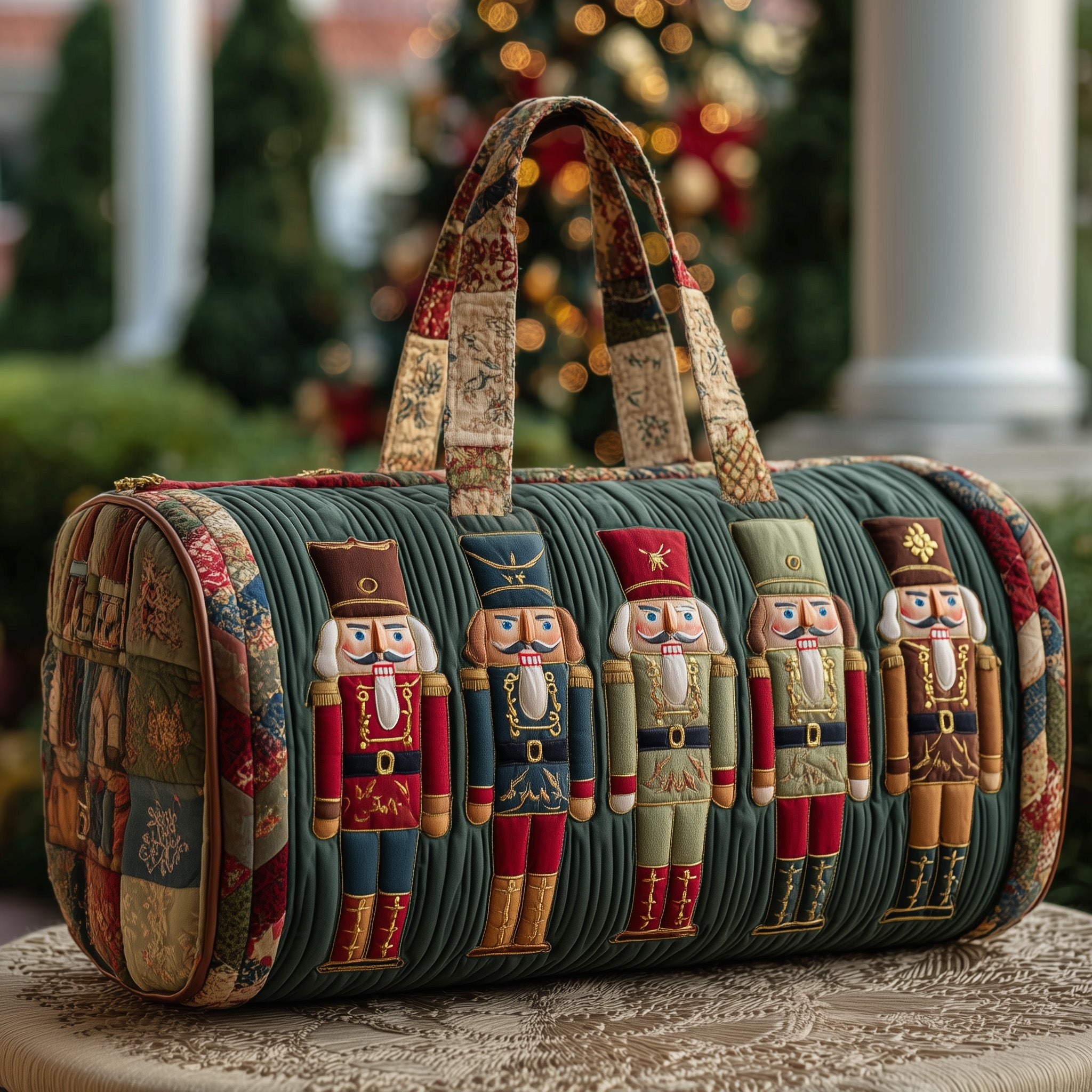 Nutcracker Quilted Duffle Bag Everyday Gift Idea