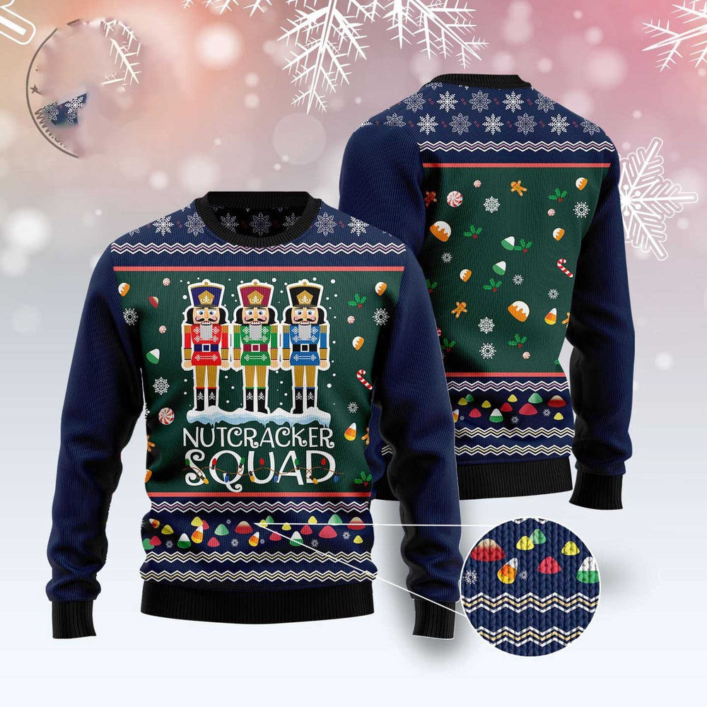 Nutcracker Squad Ugly Christmas Sweater Funny Ugly Christmas Sweater Best Christmas Gifts
