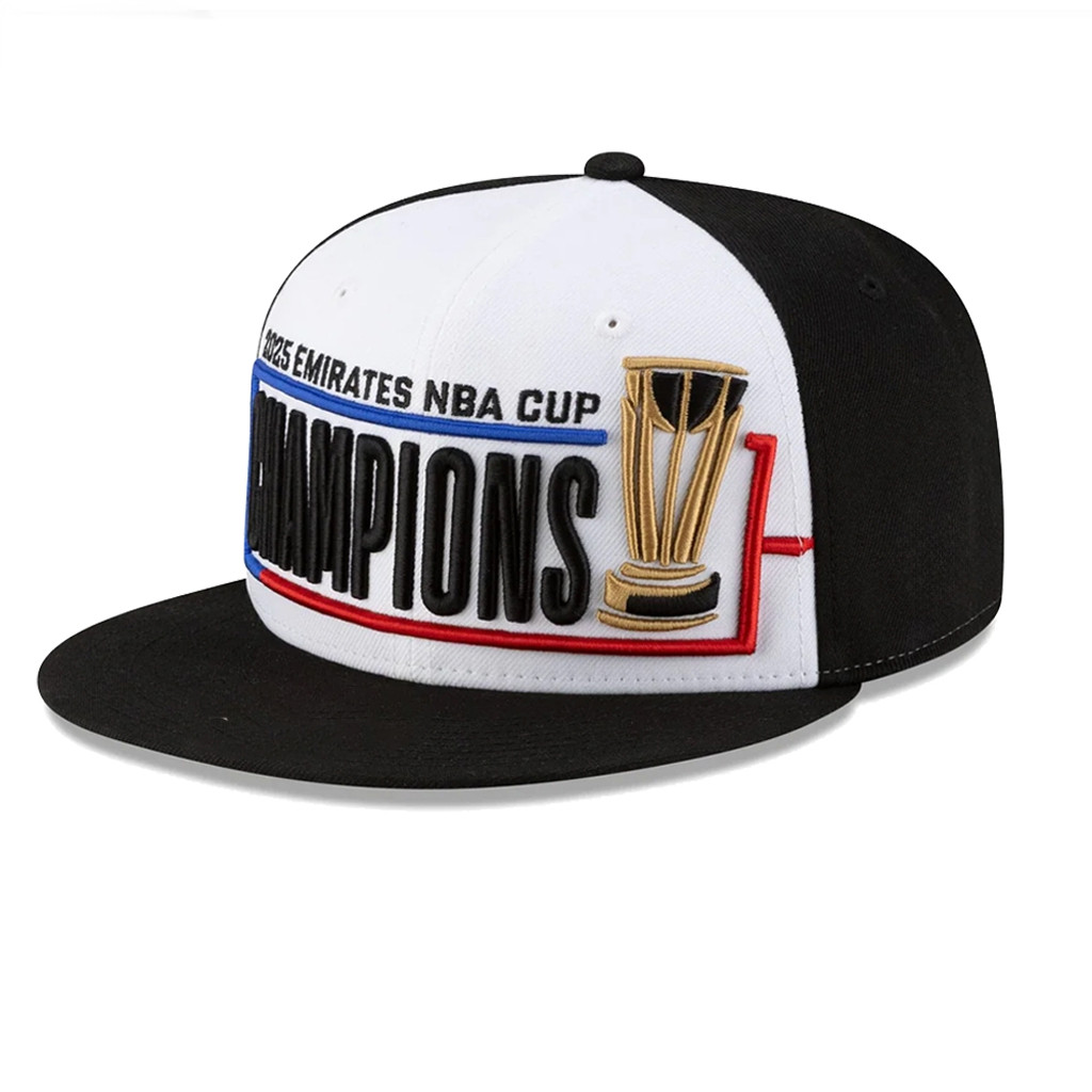 NY Basketball Championship Hat 2025 NY Basketball Emirates NBA Cup Champions Cap Fan Gifts