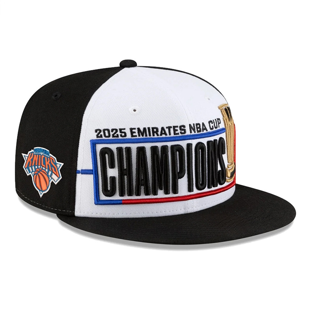 NY Basketball Championship Hat 2025 NY Basketball Emirates NBA Cup Champions Cap Fan Gifts