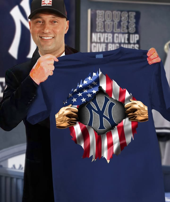 NY New York Yankees Inside American Flag 4Th Of July Shirt Patriotic Gifts For Yankees Fans
