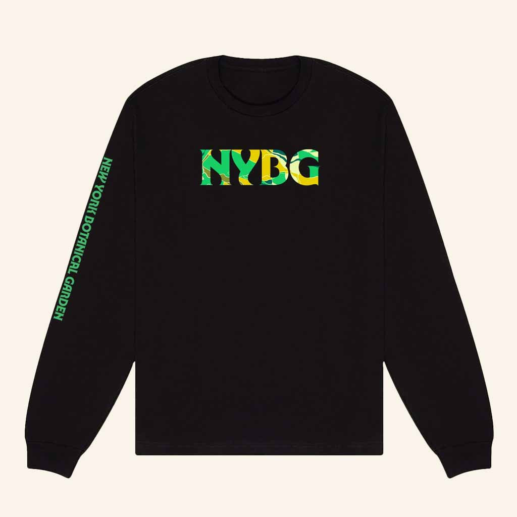 NYBG Merch NYBG Map Logo Black Long Sleeve Shirt Christmas Ideas For Husband NYBG Merch NYBG Map Logo Black Long Sleeve Shirt Christmas Ideas For Husband