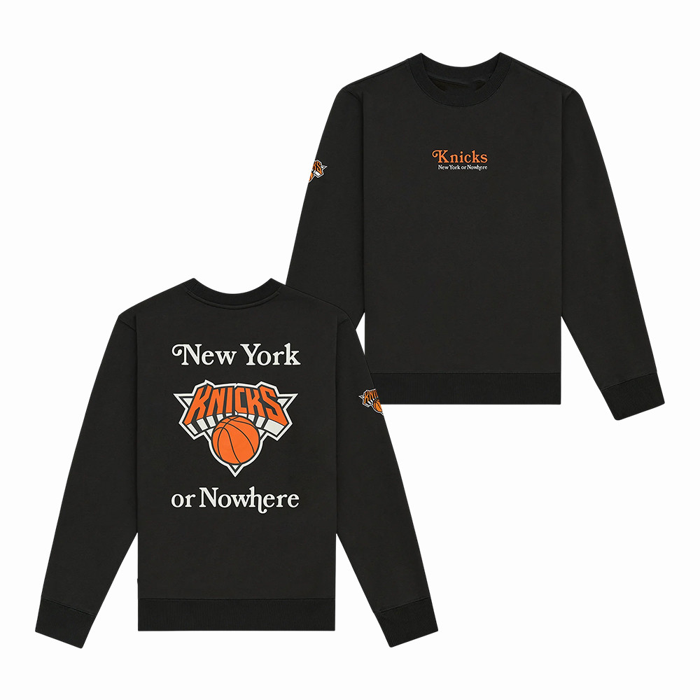 NYON x Knicks Or Nowwhere Basketball Long Sleeve Shirt New York Knicks 2026 NBA Playoffs Apparel Gift For Huge Fans