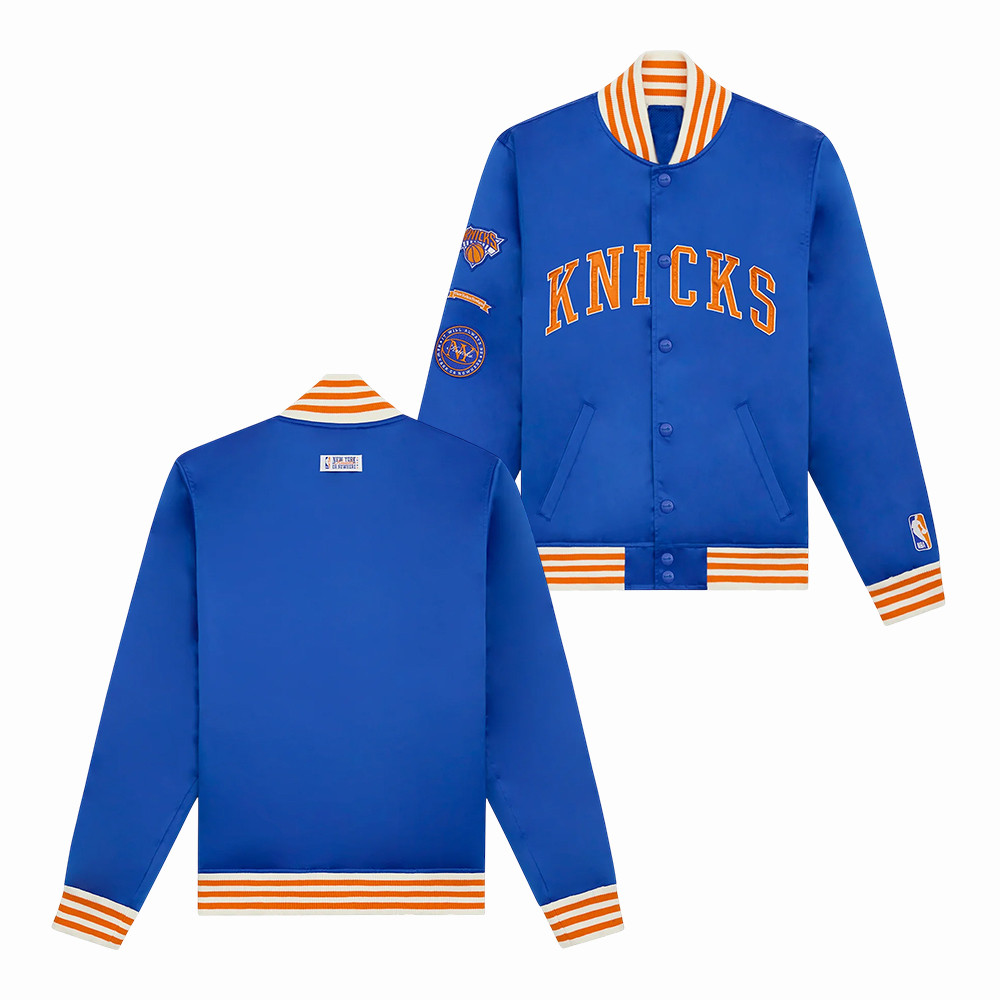 NYON x New York Knicks 2026 NBA Playoffs Bomber Jacket Best Basketball Apparel Cool Gift For Fan