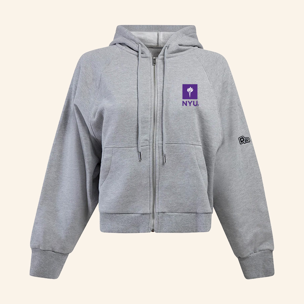 NYU Merch NYU Zip Hoodie Christmas Present Ideas For Girlfriend