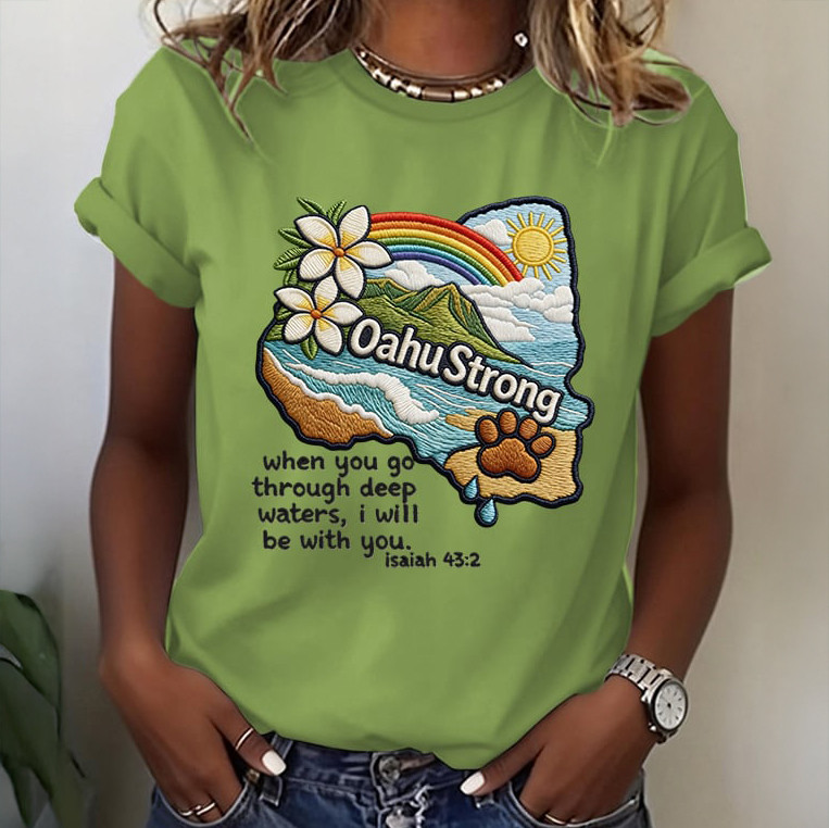 Oahu Strong Bible Verse T-Shirt Galathreads Clothing Line Present Idea For Mother's Day
