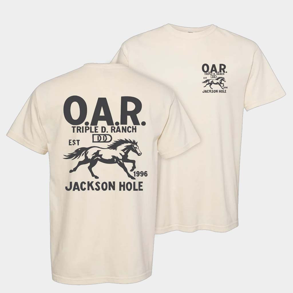 Oar Merch Jackson Hole T-Shirt OAR Triple Ranch Shirt Birthday Present For Dad Oar Merch Jackson Hole T-Shirt OAR Triple Ranch Shirt Birthday Present For Dad