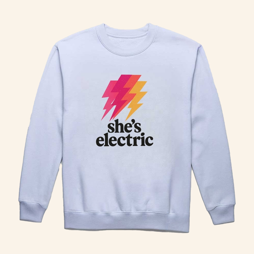Oasis Band Merch She's Electric Sweatshirt Gifts For Someone Who Loves Music Oasis Band Merch She's Electric Sweatshirt Gifts For Someone Who Loves Music