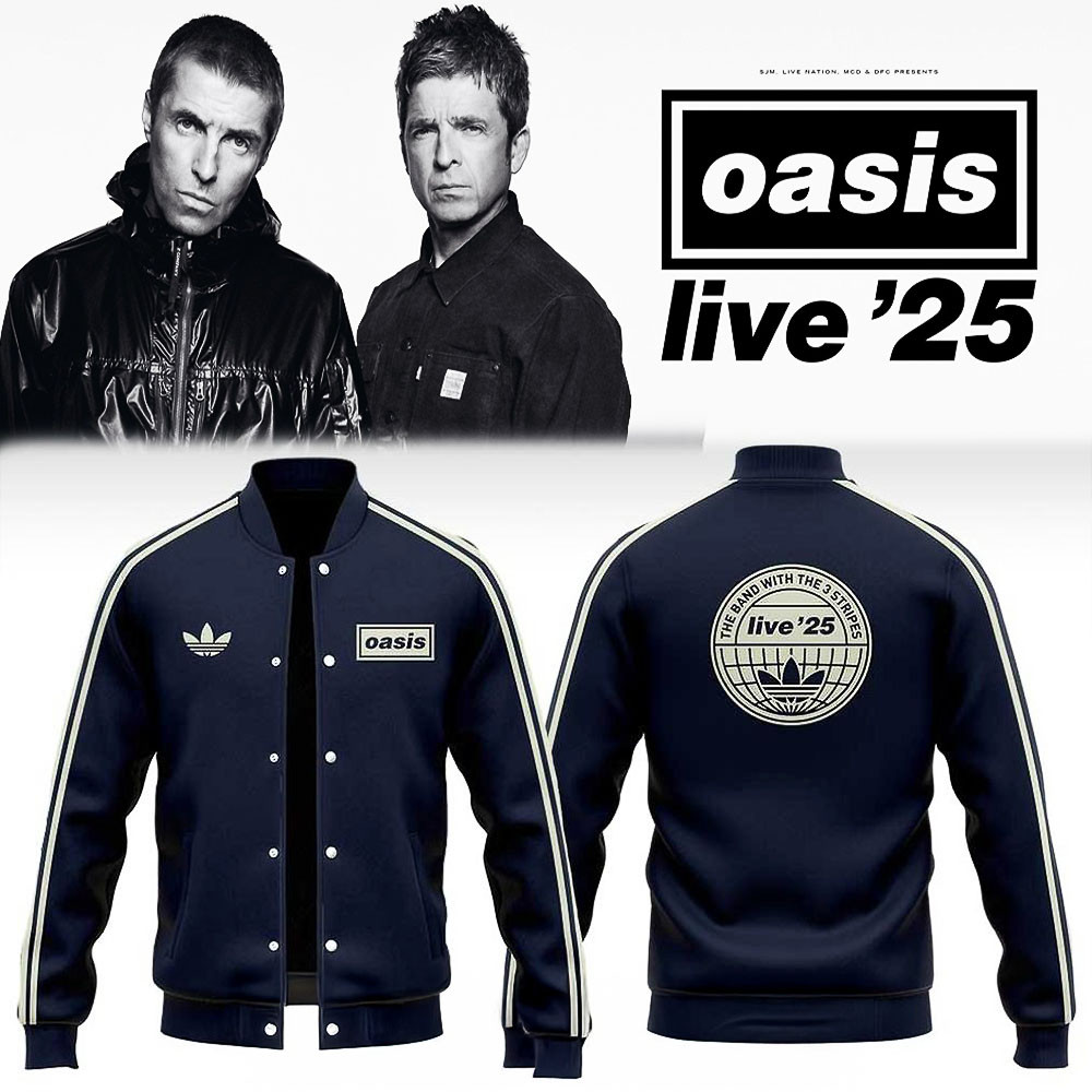 Oasis Live 25 Tour Firebird Baseball Jacket Present For Husband