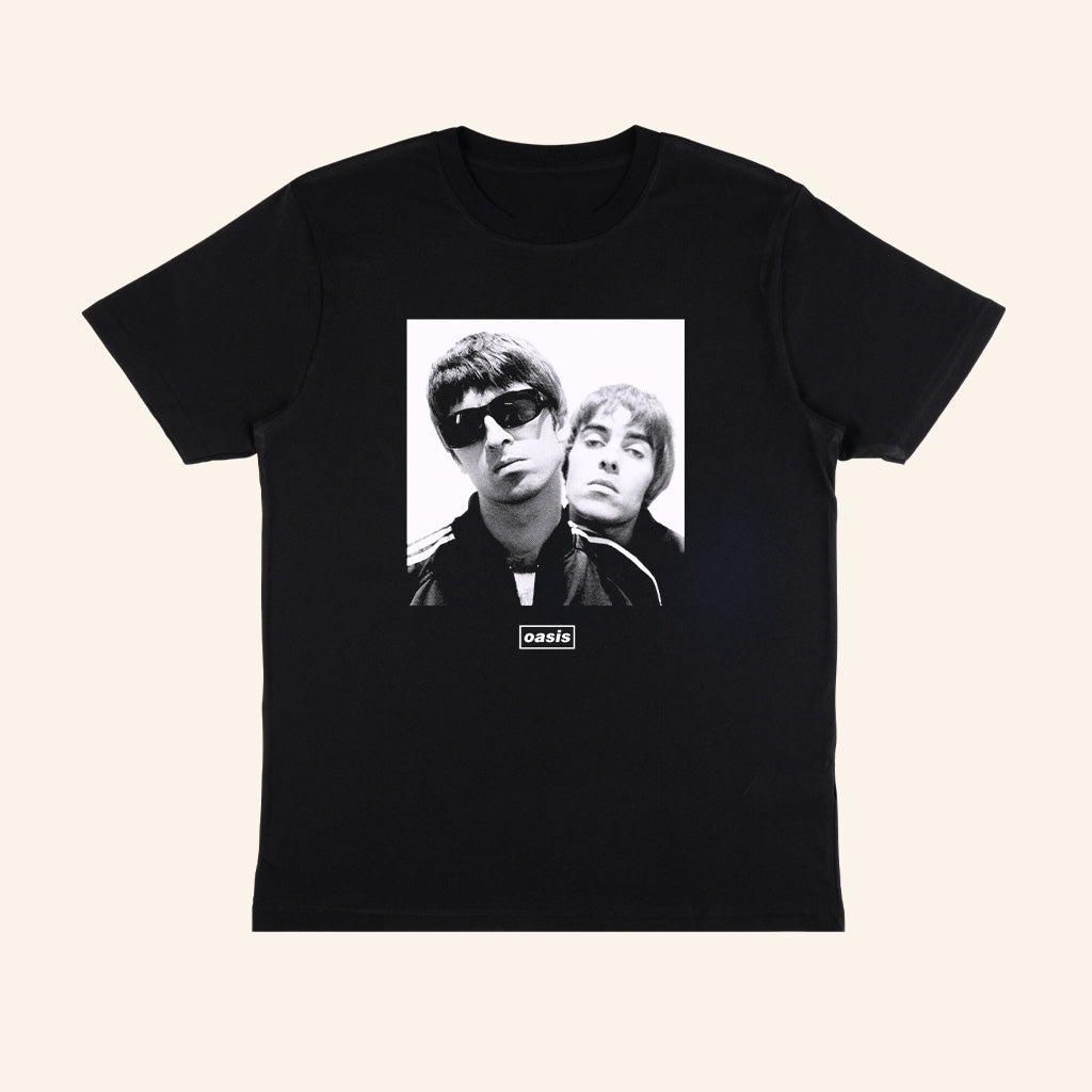 Oasis Merch 2025 Liam And Noel Black T-Shirt Gift Ideas For Fans Oasis Merch 2025 Liam And Noel Black T-Shirt Gift Ideas For Fans