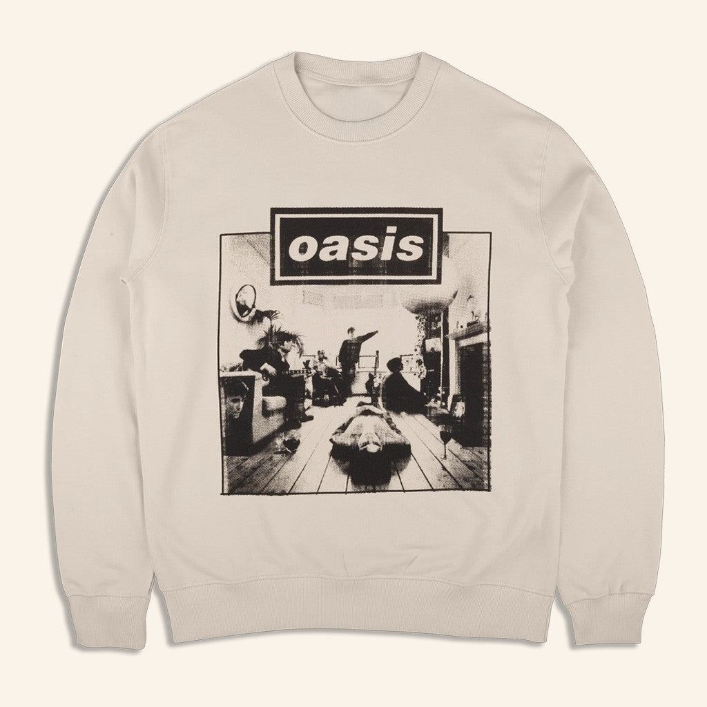 Oasis Merch 2025 Live 25 Definitely Maybe Frame Sweatshirt Presents For Boyfriend