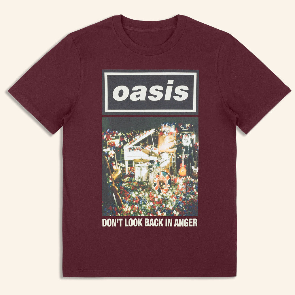 Oasis Merch 2025 Live 25 Don't Look Back In Anger Cover T-Shirt Gifts For Besties