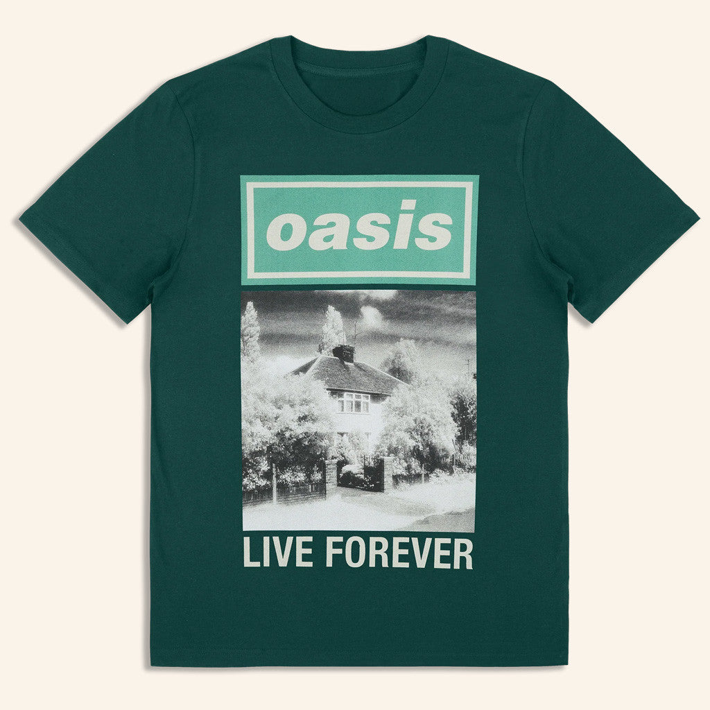 Oasis Merch 2025 Live 25 Live Forever Cover T-Shirt Best Gifts For Him Oasis Merch 2025 Live 25 Live Forever Cover T-Shirt Best Gifts For Him