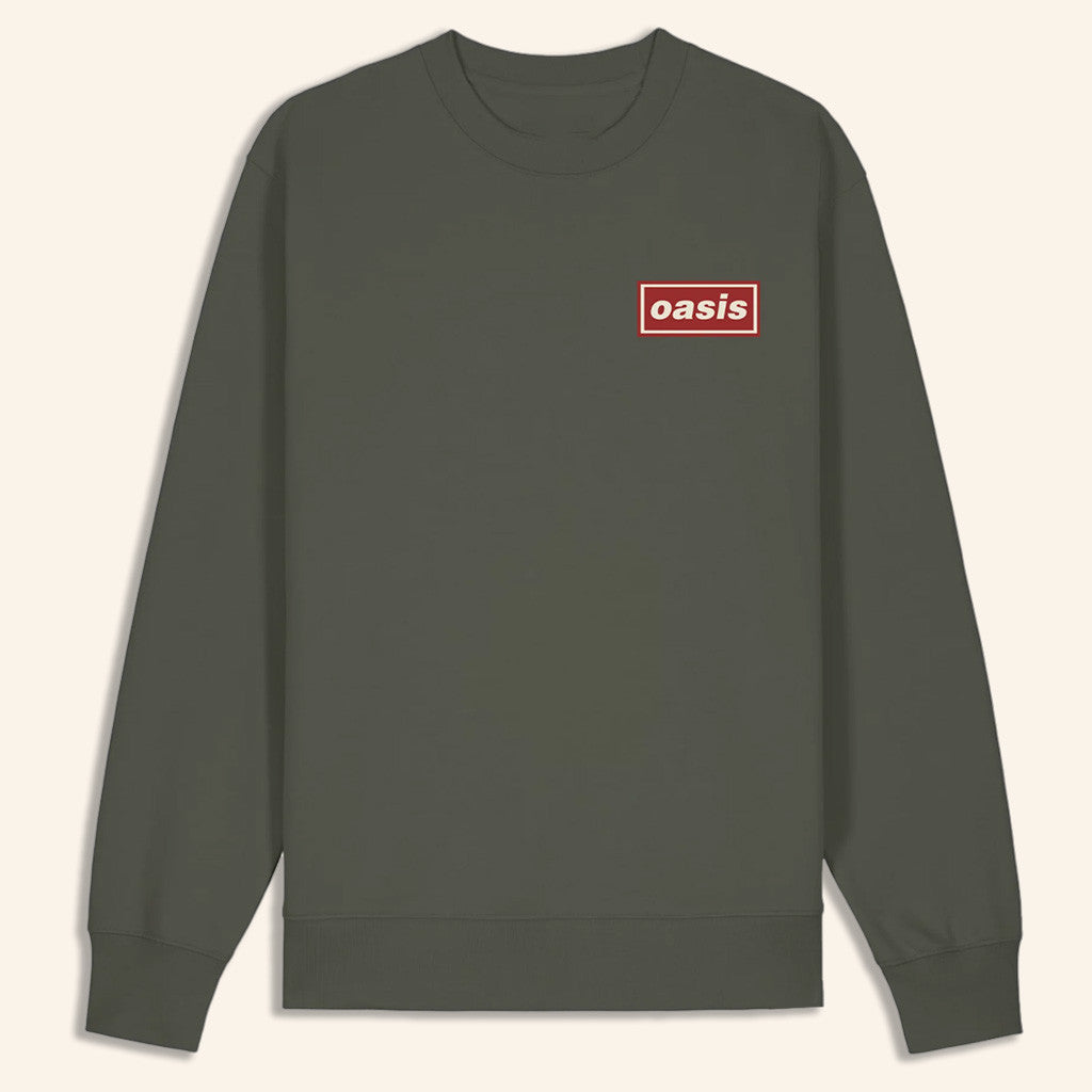 Oasis Merch 2025 Live 25 Red Decca Logo Sweatshirt Birthday Gift Ideas For Him Oasis Merch 2025 Live 25 Red Decca Logo Sweatshirt Birthday Gift Ideas For Him
