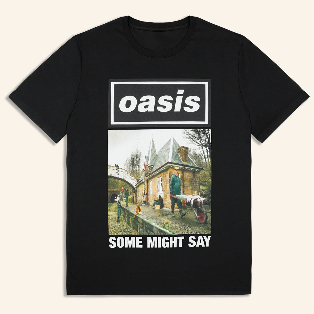 Oasis Merch 2025 Live 25 Some Might Say Cover T-Shirt Black Best Gifts For Brother Oasis Merch 2025 Live 25 Some Might Say Cover T-Shirt Black Best Gifts For Brother