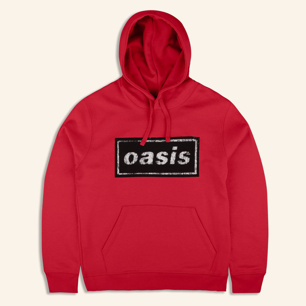 Oasis Merch 2025 Live 25 Vintage Logo Hoodie Red Gifts For Best Friends Oasis Merch 2025 Live 25 Vintage Logo Hoodie Red Gifts For Best Friends