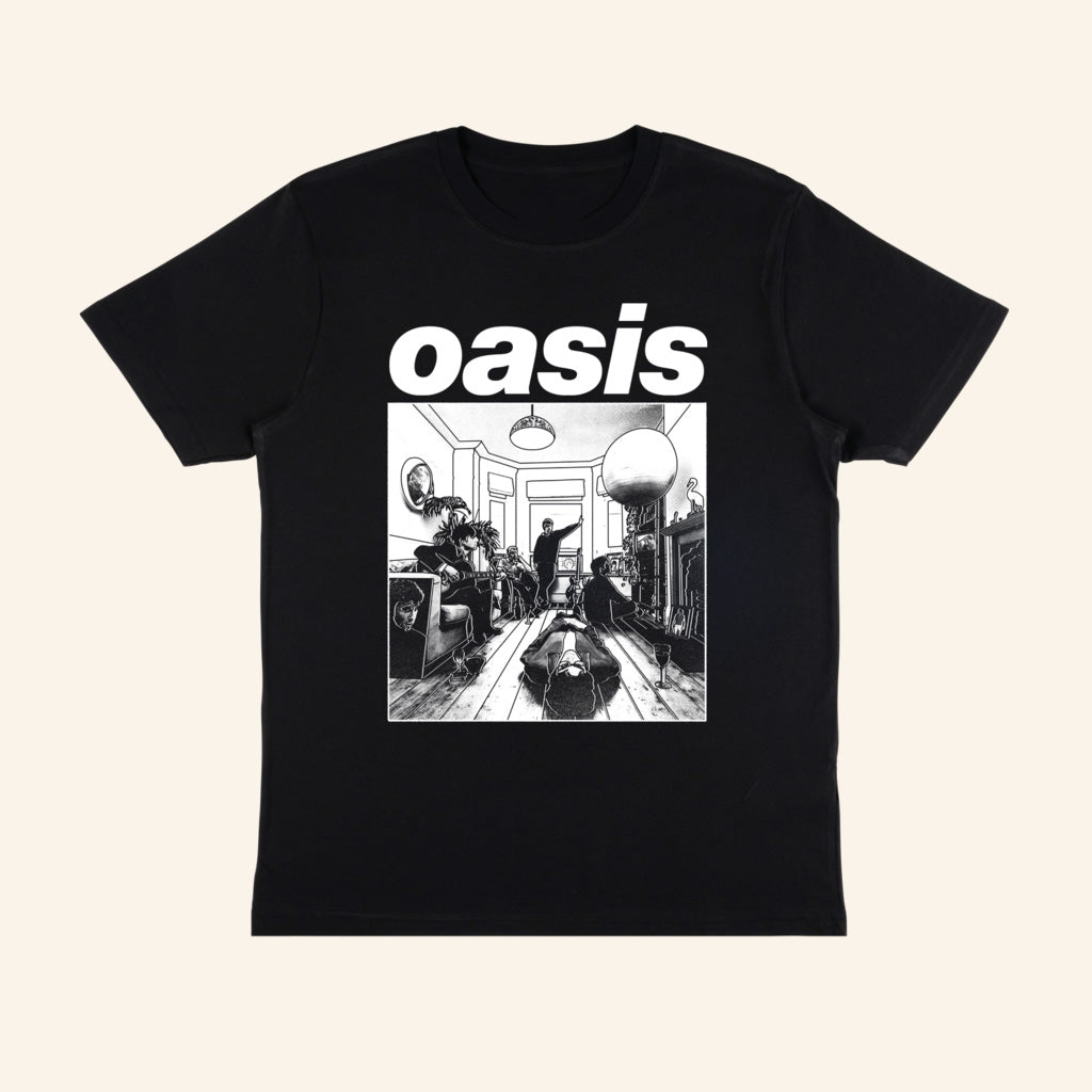 Oasis Merch 2025 Oasis Definitely Maybe Artwork T-Shirt Black Unique Gifts For Wife Oasis Merch 2025 Oasis Definitely Maybe Artwork T-Shirt Black Unique Gifts For Wife
