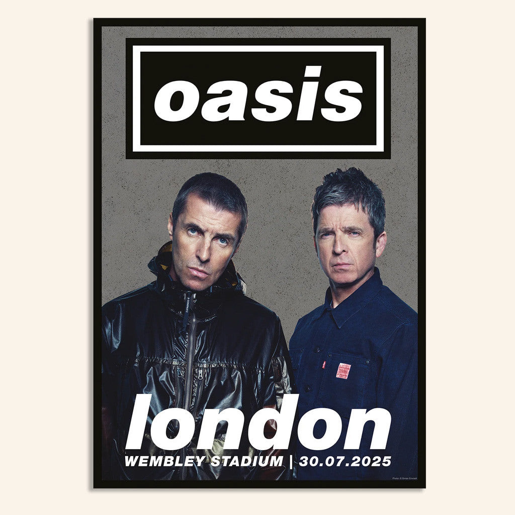 Oasis Merch 2025 Poster 03 08 Live 25 London Event Lithographic Poster Gifts For Music Lovers