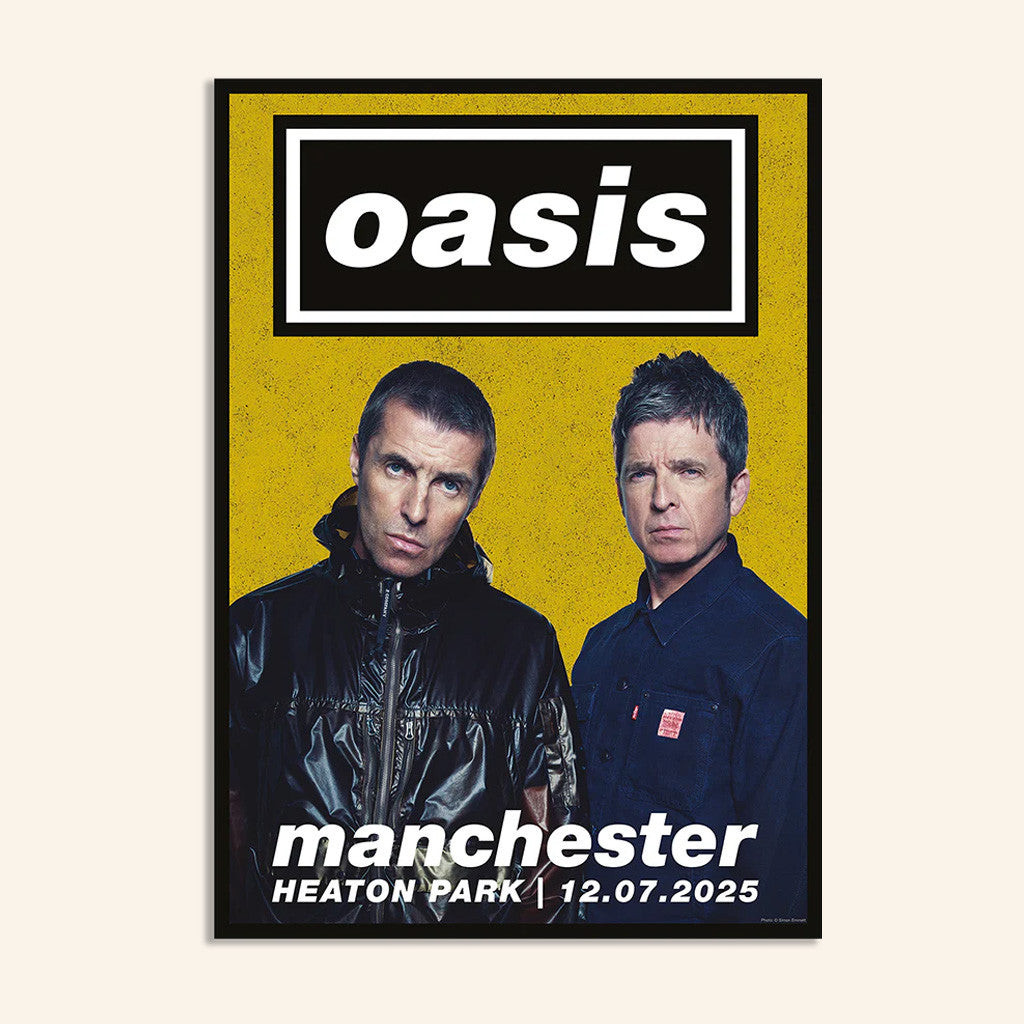 Oasis Merch 2025 Poster 12 07 Live 25 Manchester Event Lithographic Poster Gifts For Fans