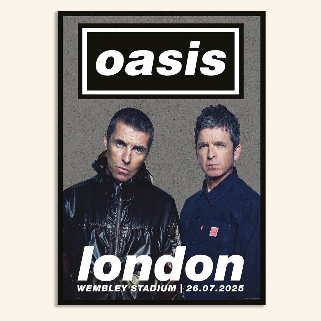 Oasis Merch 2025 Poster 26 07 Live 25 London Event Lithographic Poster Fan Merch Decor Oasis Merch 2025 Poster 26 07 Live 25 London Event Lithographic Poster Fan Merch Decor