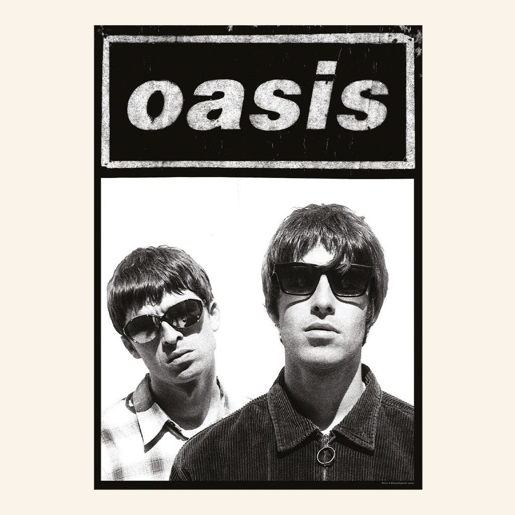 Oasis Merch 2025 Poster Sunglasses Portrait Photo Poster Gifts For Music Enthusiasts