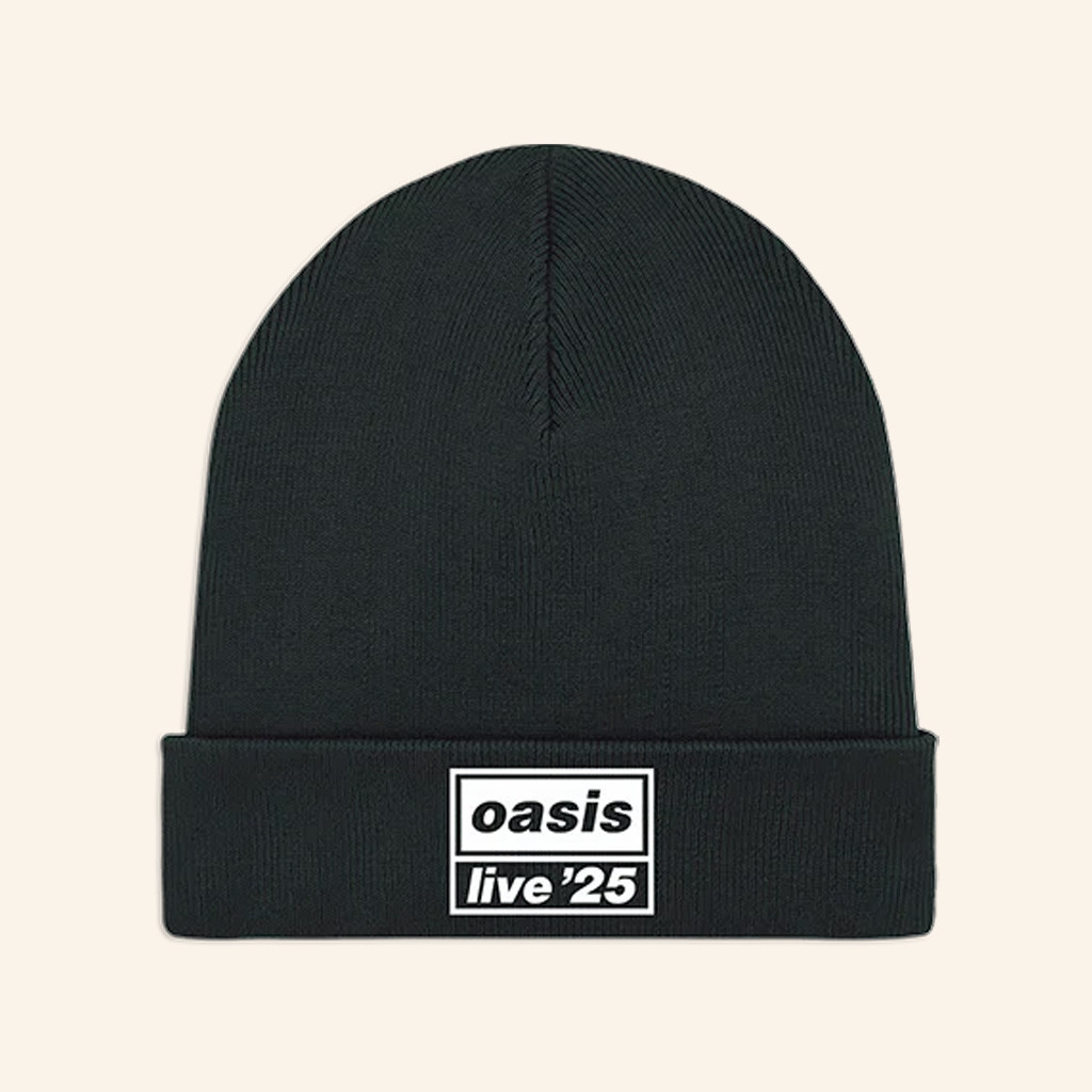 Oasis Merch Live '25 Beanie Black Unique Gifts For Music Lovers