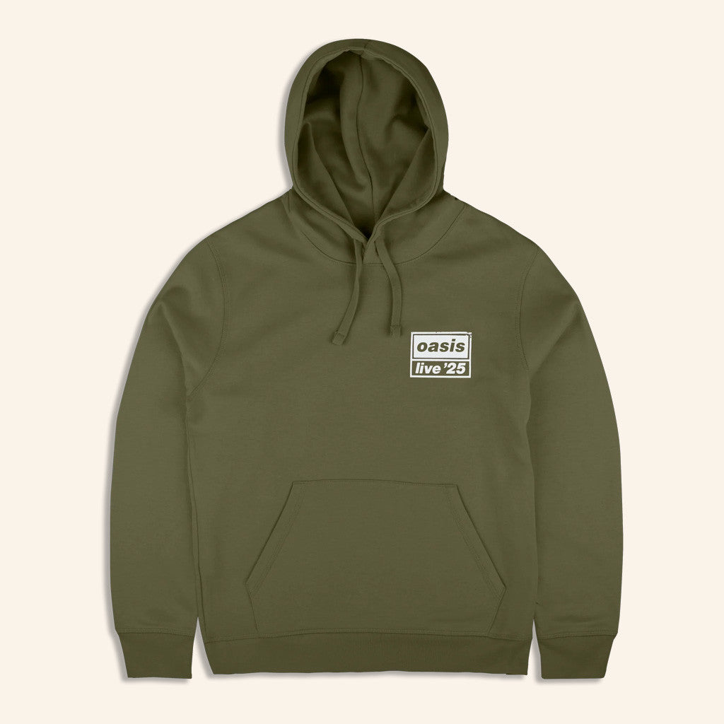 Oasis Merch Live 25 Tour Hoodie Live 25 Distressed Tour Logo Hoodie Green Best Gifts For Dudes Oasis Merch Live 25 Tour Hoodie Live 25 Distressed Tour Logo Hoodie Green Best Gifts For Dudes