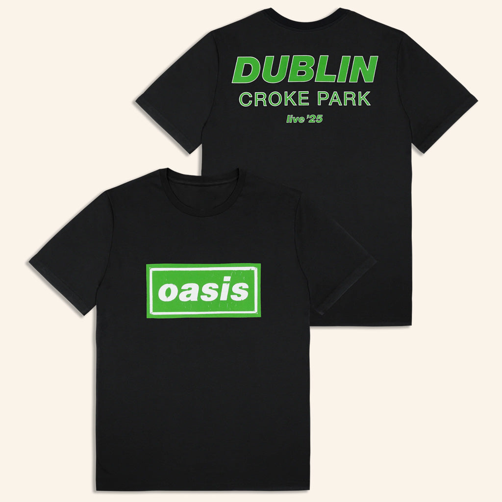 Oasis Merch Live 25 Tour Shirt Live 25 Dublin T-Shirt Black Best Gifts For Husband Oasis Merch Live 25 Tour Shirt Live 25 Dublin T-Shirt Black Best Gifts For Husband