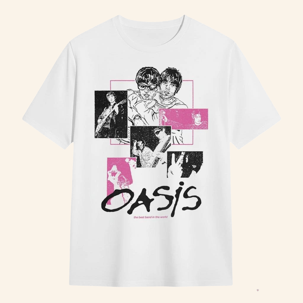 Oasis The Best Band In The World T-Shirt Oasis Merch Gift For Rock Lover Oasis The Best Band In The World T-Shirt Oasis Merch Gift For Rock Lover