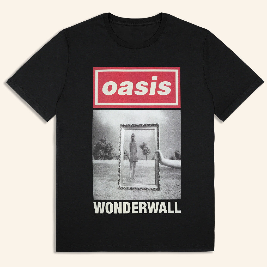 Oasis Tour Merch 2025 Live '25 Wonderwall Cover T-Shirt Gifts For Dudes Oasis Tour Merch 2025 Live '25 Wonderwall Cover T-Shirt Gifts For Dudes