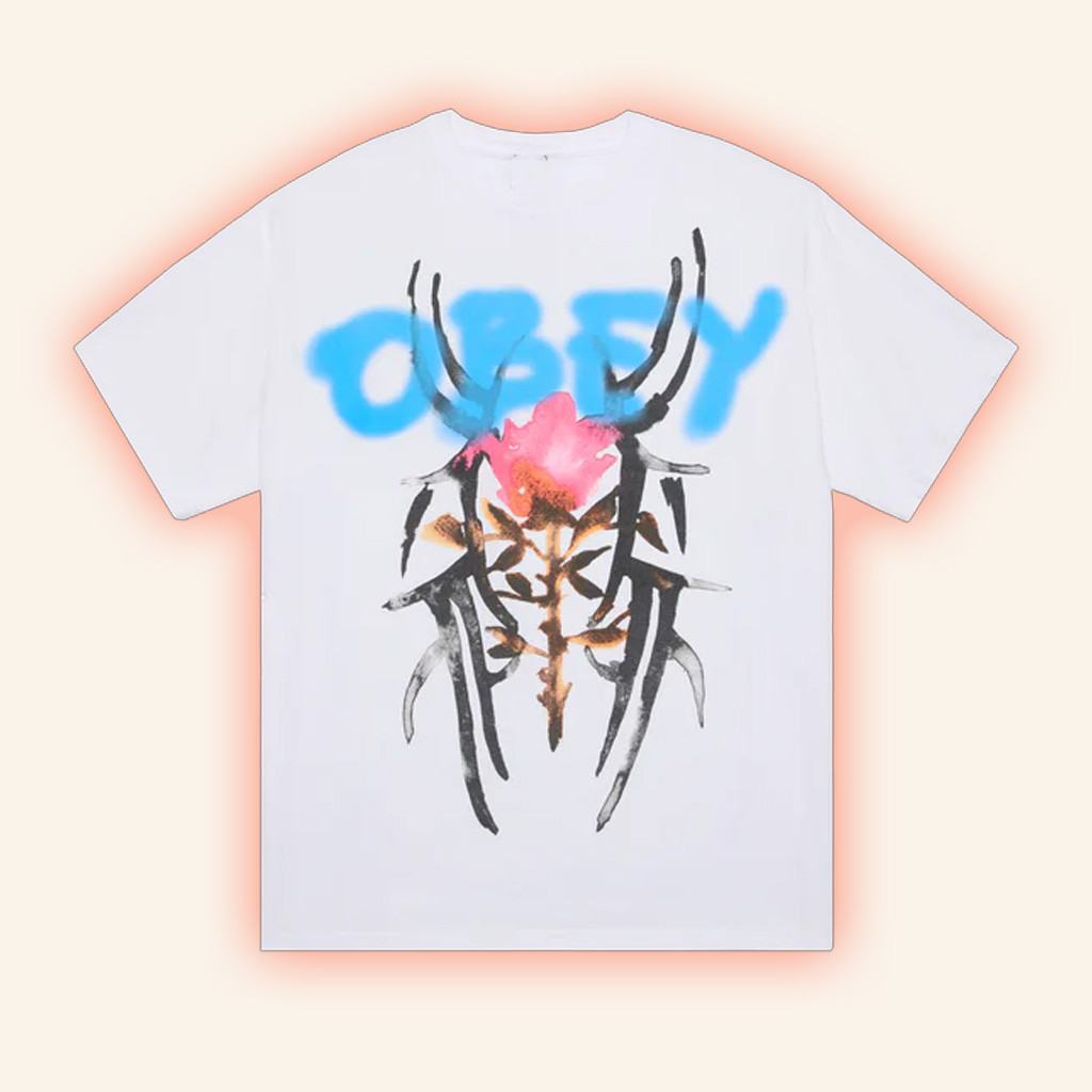 Obey Clothing Merch Rose Tribal Vintage T-Shirt Gifts For Besties