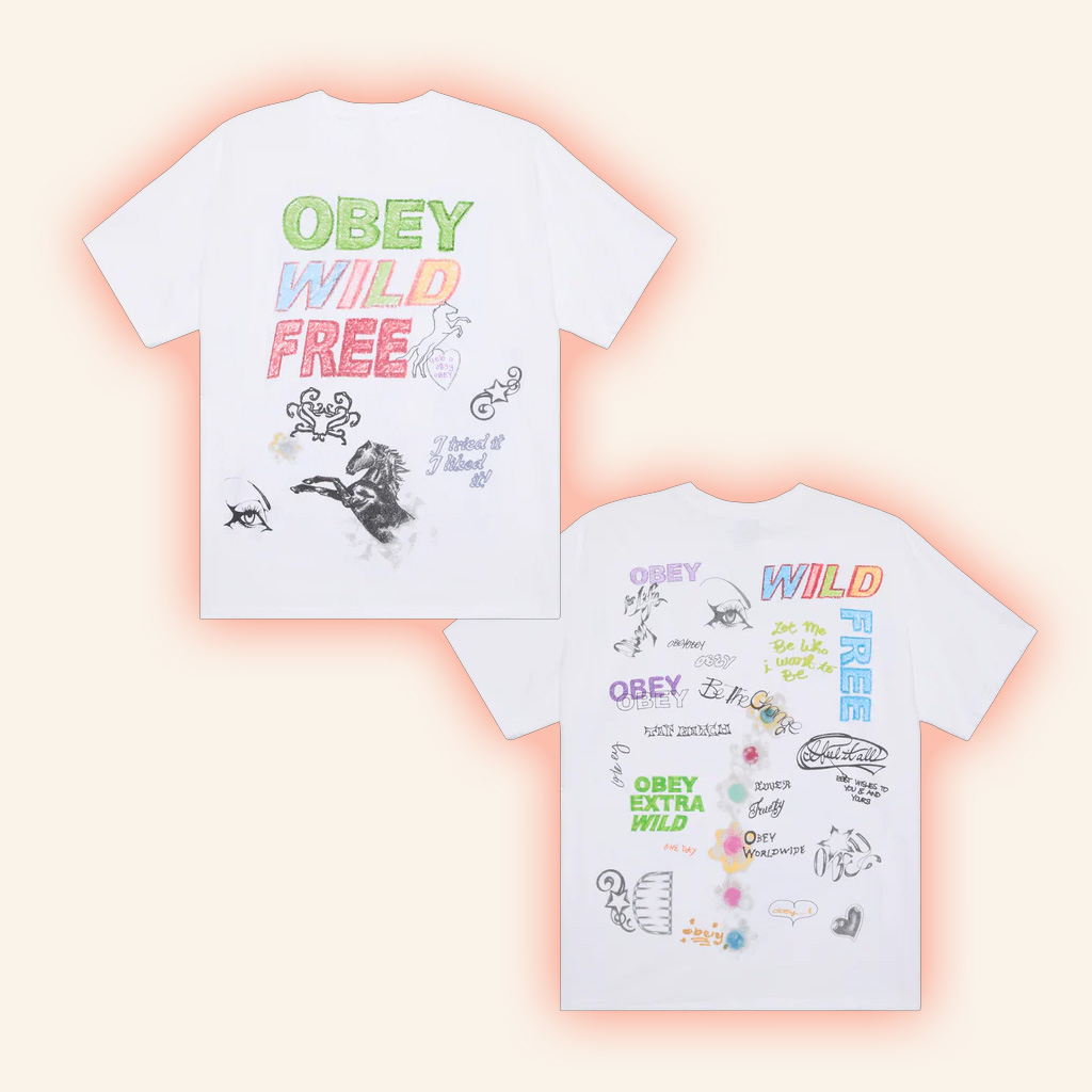 Obey Clothing Merch Wild Free Vintage T-Shirt Birthday Ideas For Friends Obey Clothing Merch Wild Free Vintage T-Shirt Birthday Ideas For Friends