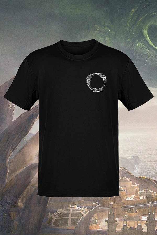 Oblivion Merch T-Shirt The Elder Scrolls Ouroboros Bethesda Merchandise Game Lover Gifts