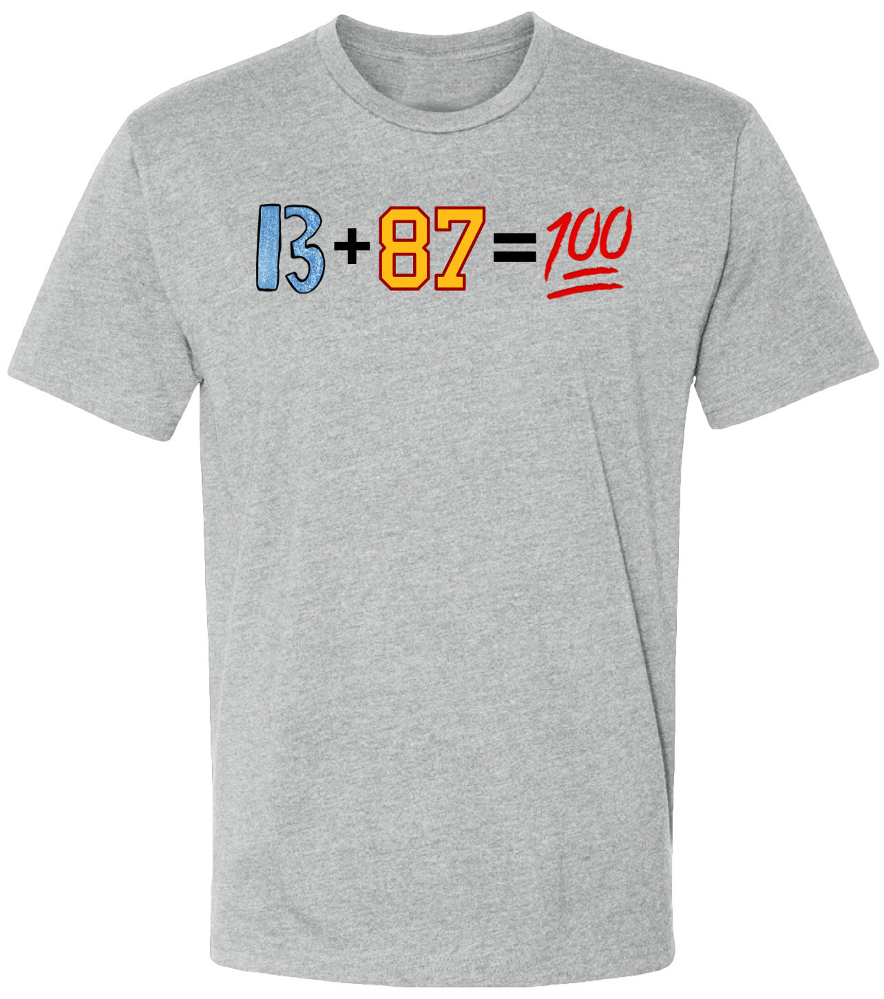 OBVIOUS SHIRTS Merch 13 87 100 T-Shirt Birthday Ideas For Husband