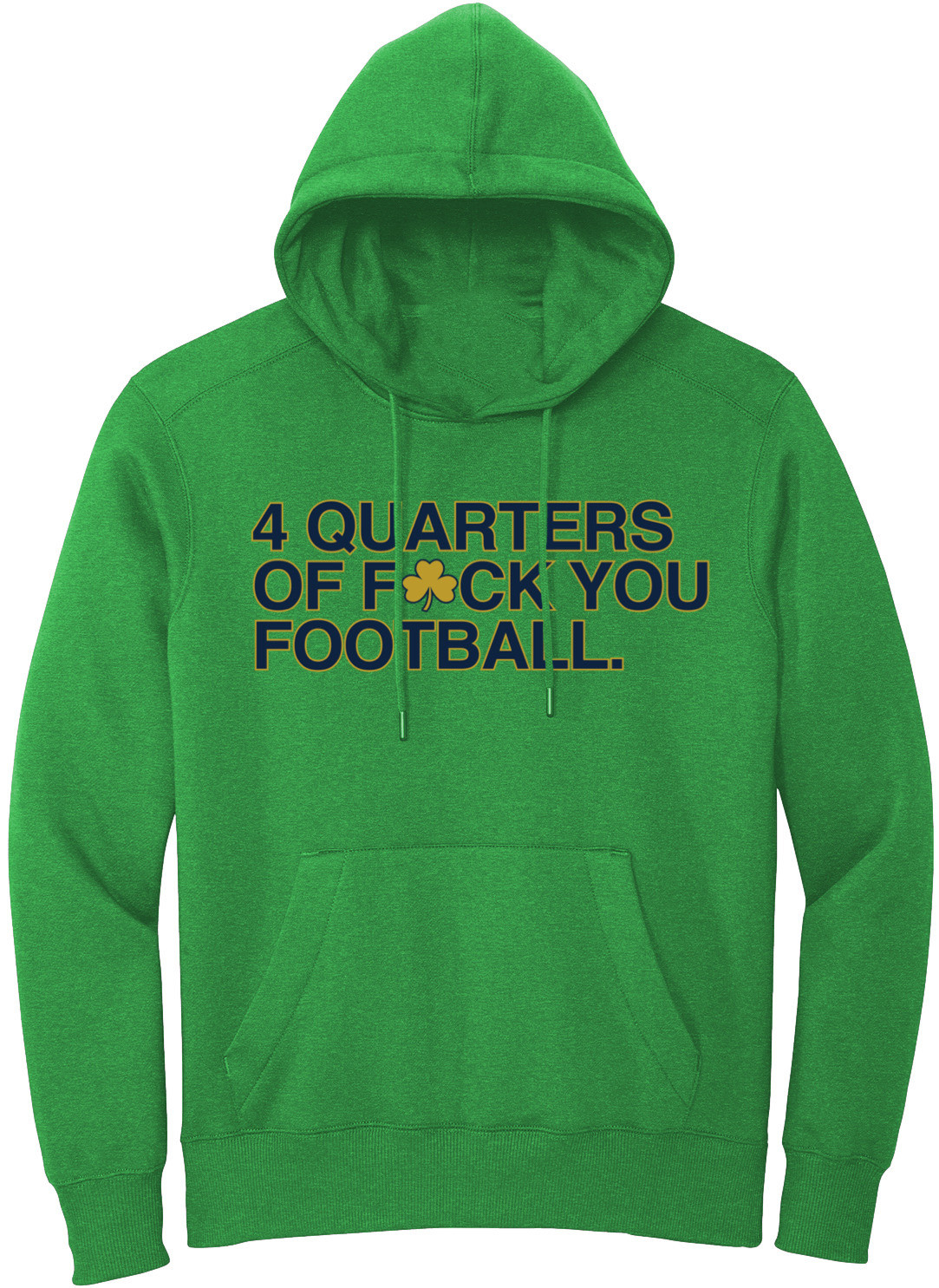 OBVIOUS SHIRTS Merch 4 Quarters Of F Ck You Football Hoodie Presents For Football Lovers