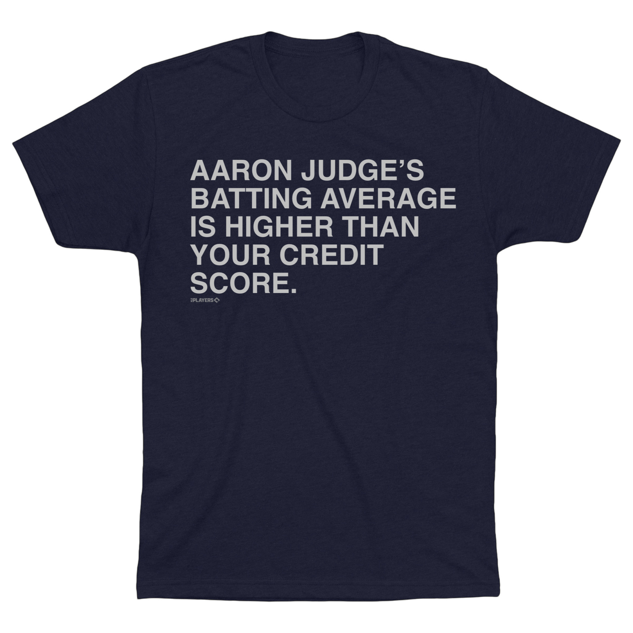 OBVIOUS SHIRTS Merch Aaron Judge's Batting Average Is Higher Than Your Credit Score T-Shirt OBVIOUS SHIRTS Merch Aaron Judge's Batting Average Is Higher Than Your Credit Score T-Shirt