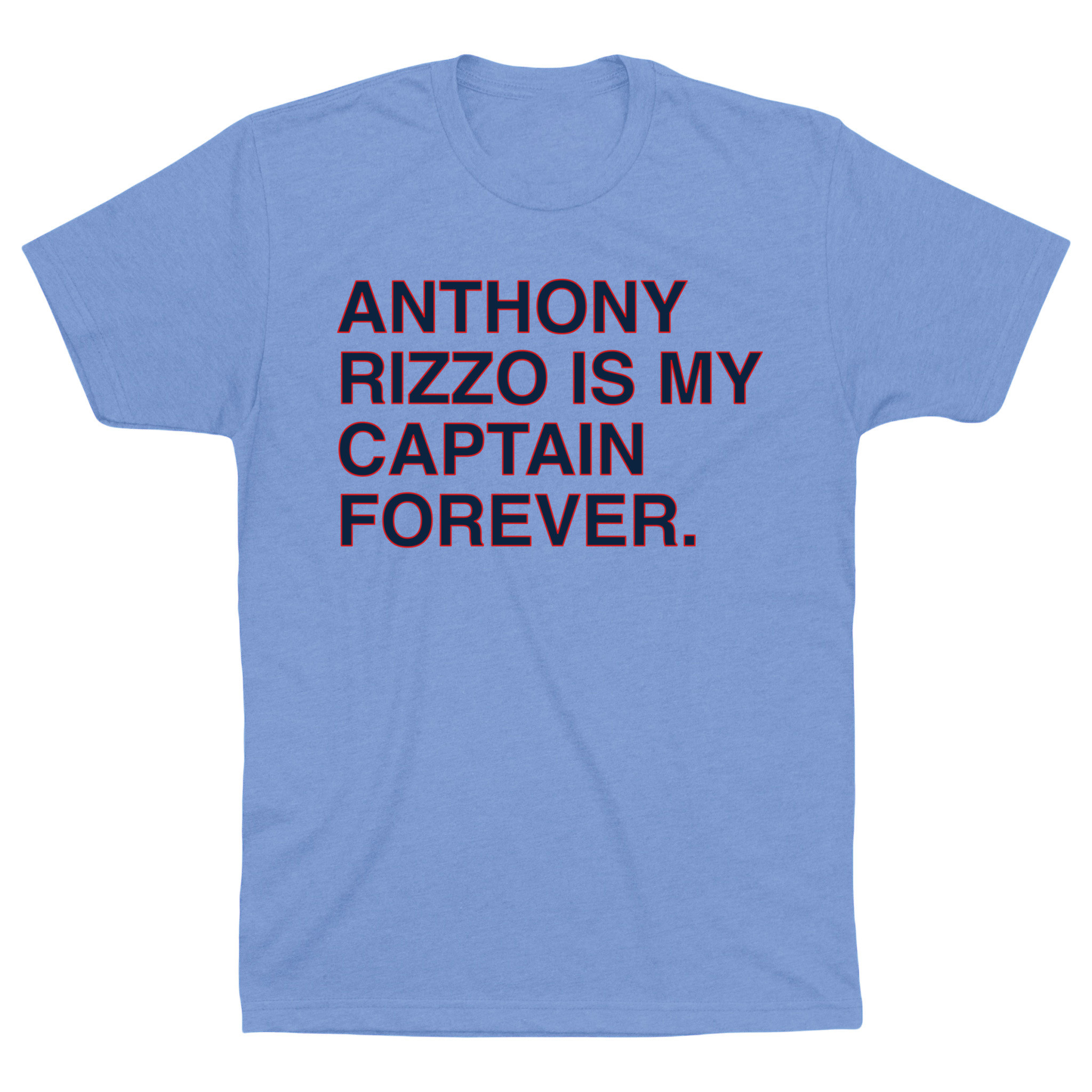 OBVIOUS SHIRTS Merch Anthony Rizzo Is My Captain Forever T-Shirt Gifts For Dad
