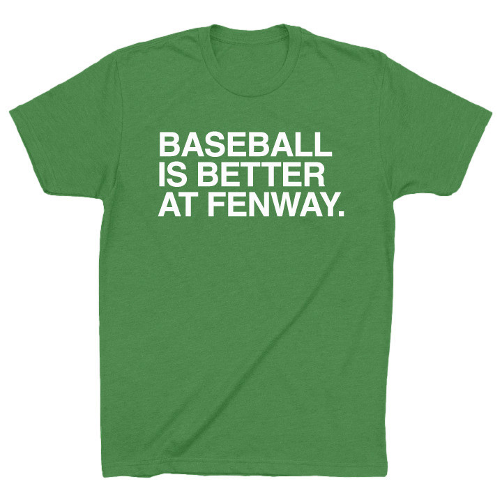 OBVIOUS SHIRTS Merch Baseball Is Better At Fenway T-Shirt Gifts For Baseball Lovers