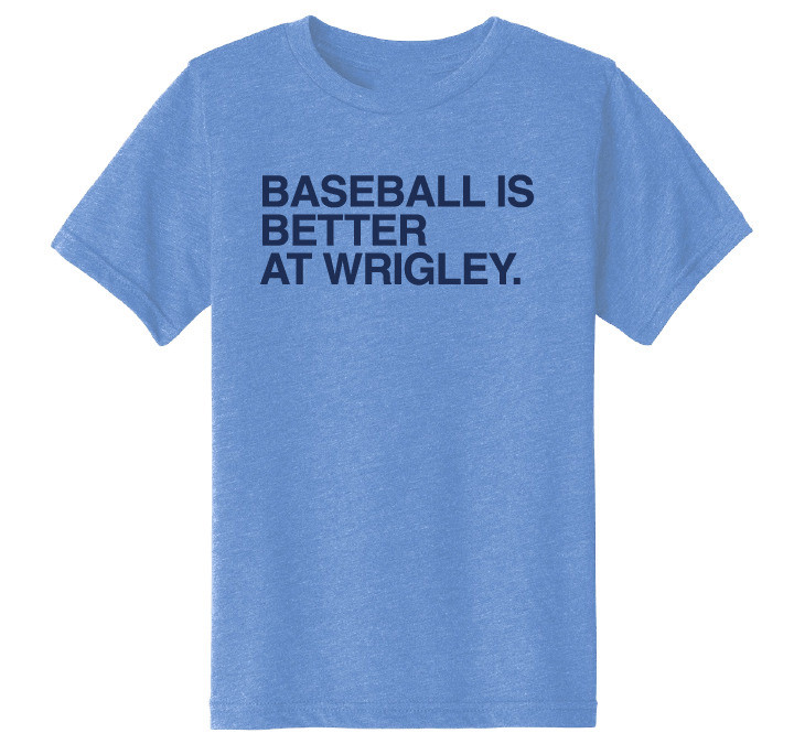 OBVIOUS SHIRTS Merch Baseball Is Better At Wrigley T-Shirt Gifts For Son