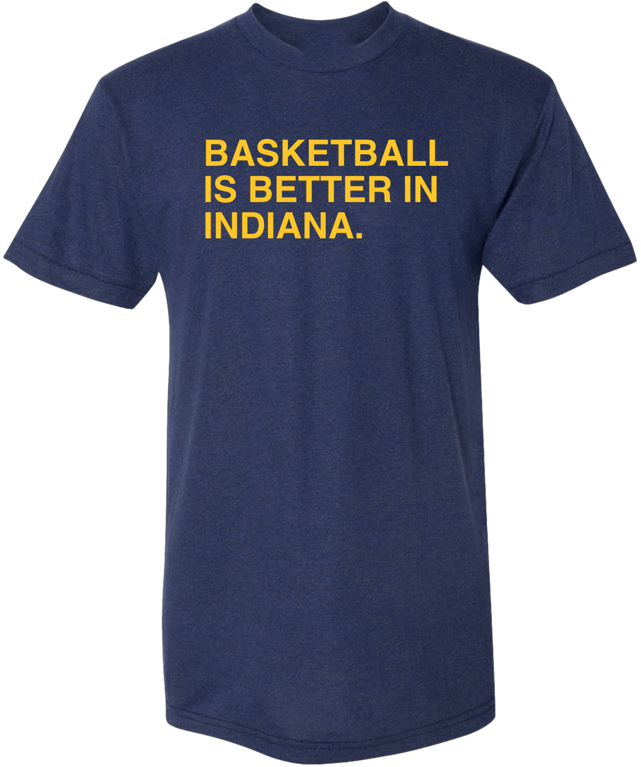OBVIOUS SHIRTS Merch Basketball Is Better In Indiana T-Shirt Basketball Lovers Gifts