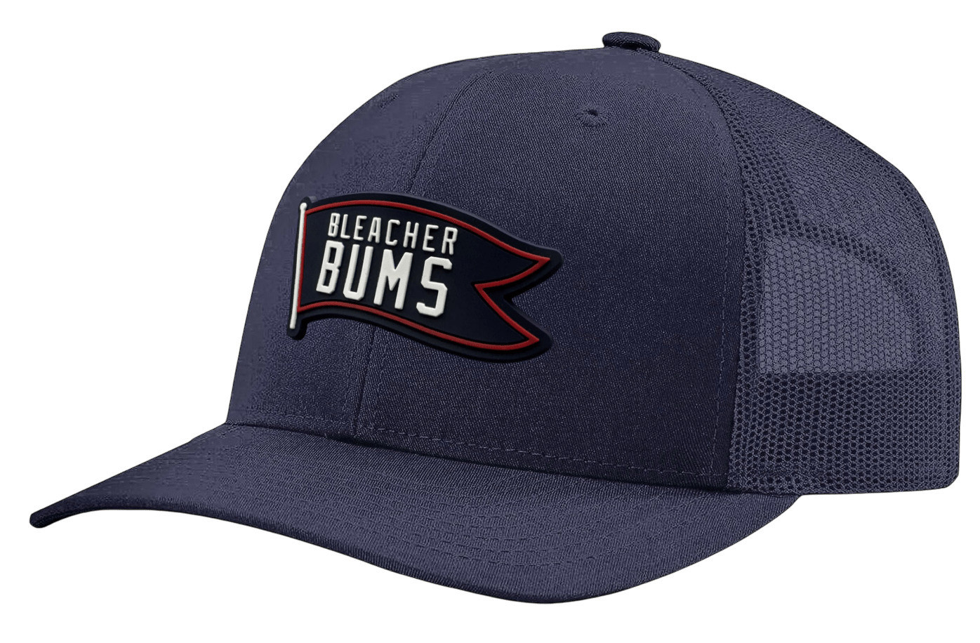 OBVIOUS SHIRTS Merch Bleacher Bums Embroidered Trucker Hat Present For Dad