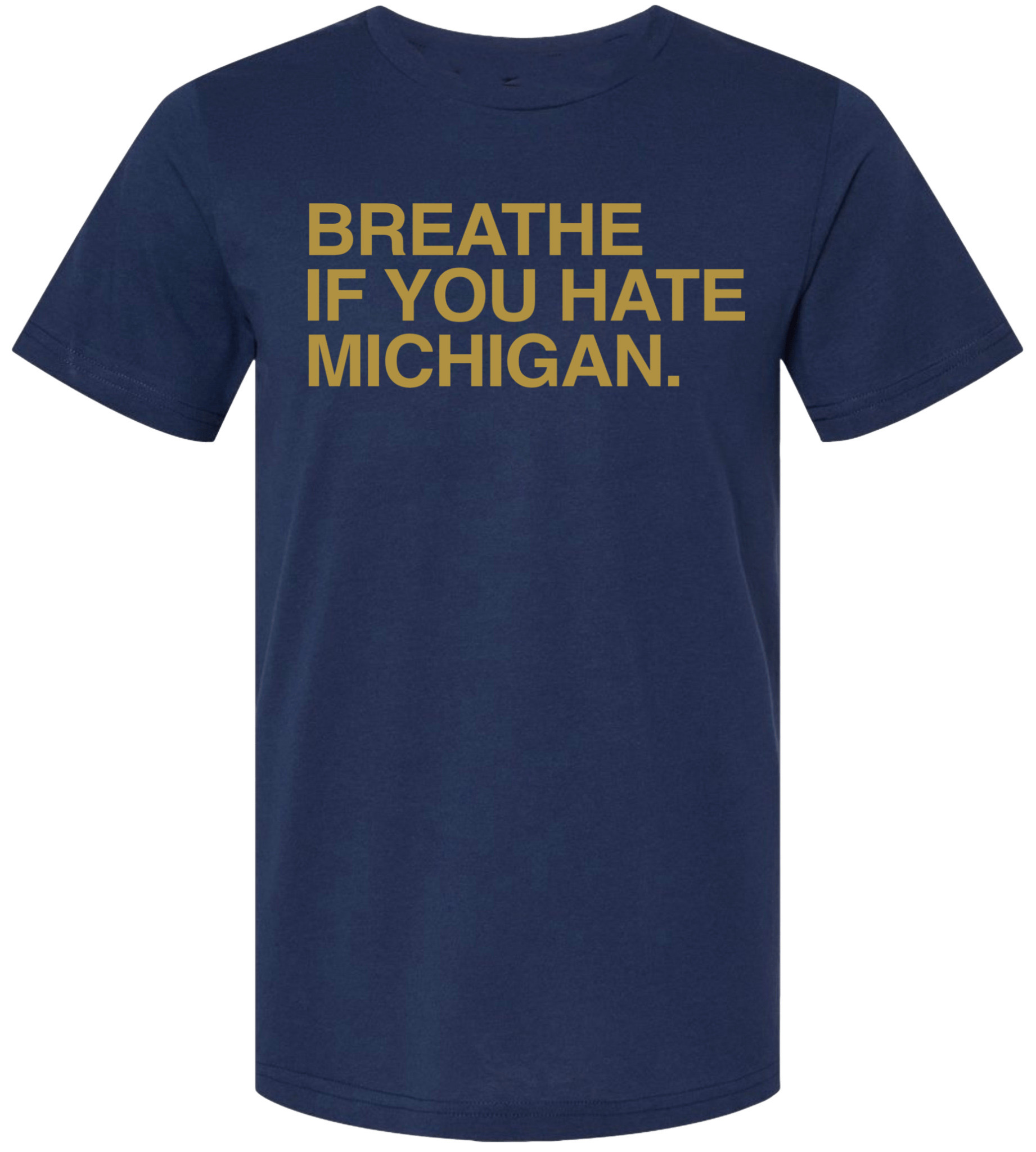 OBVIOUS SHIRTS Merch Breathe If You Hate Michigan T-Shirt Best Birthday Gift For Husband OBVIOUS SHIRTS Merch Breathe If You Hate Michigan T-Shirt Best Birthday Gift For Husband