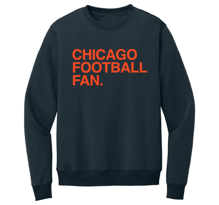 OBVIOUS SHIRTS Merch Chicago Football Fan Sweatshirt Great Gifts For Dad