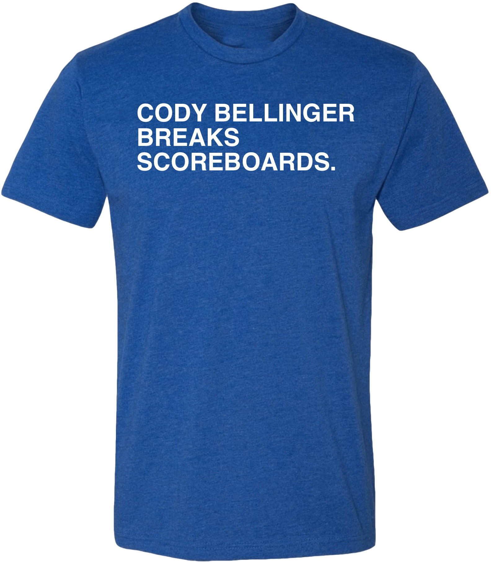 OBVIOUS SHIRTS Merch Cody Bellinger Breaks Scoreboards T-Shirt Birthday Ideas For Dad