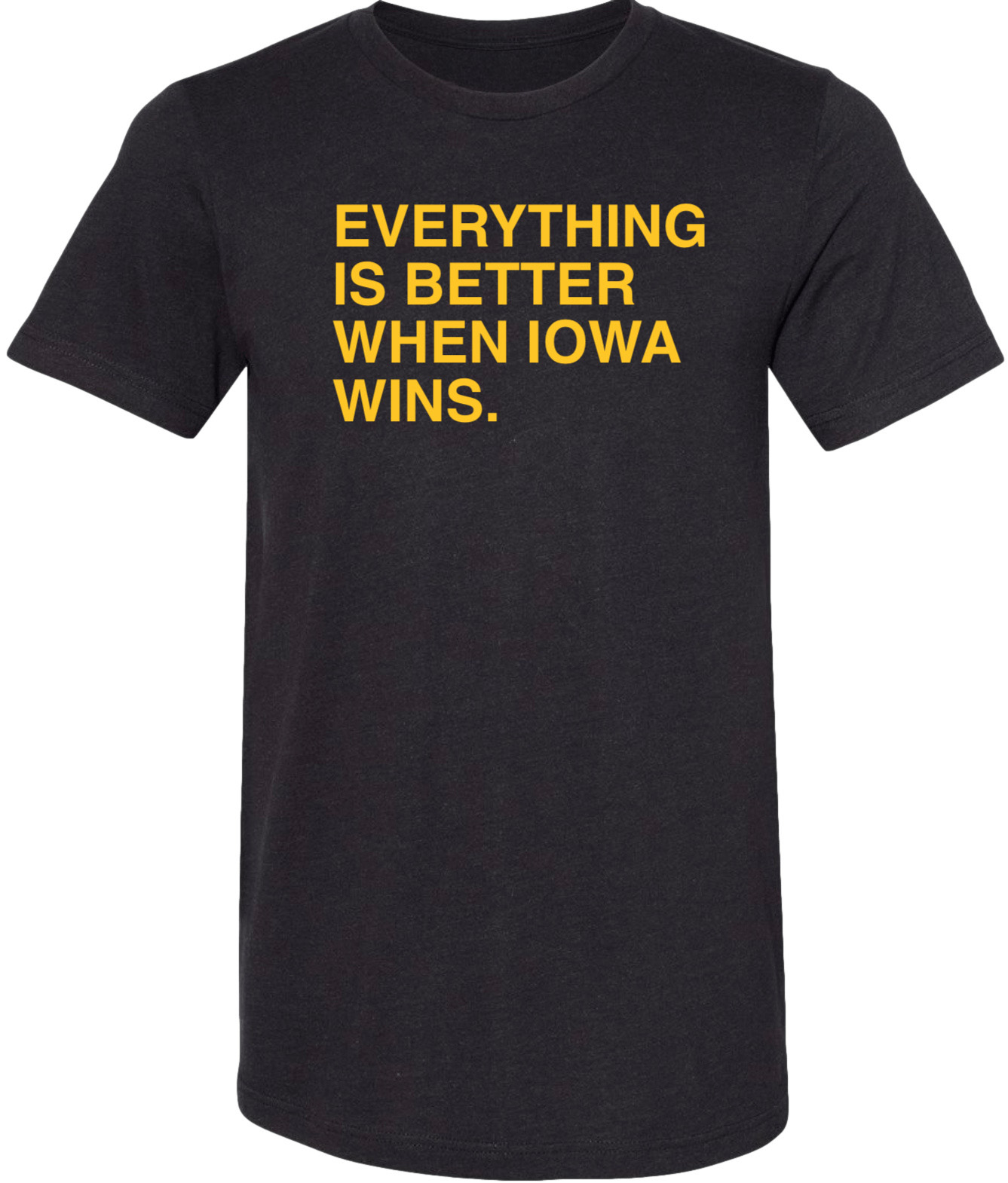 OBVIOUS SHIRTS Merch Everything Is Better When Iowa Wins T-Shirt Birthday Ideas For Dad