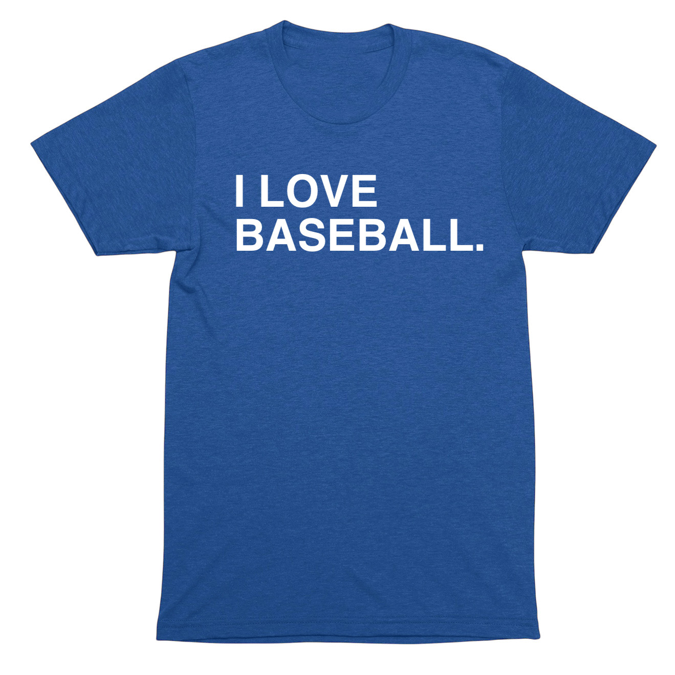 OBVIOUS SHIRTS Merch I Love Baseball T-Shirt Baseball Lover Gift Ideas