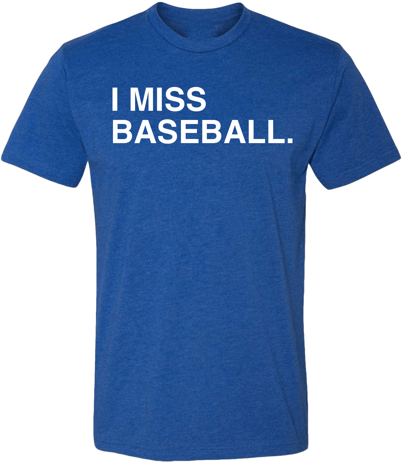 OBVIOUS SHIRTS Merch I Miss Baseball T-Shirt Presents For Baseball Lovers