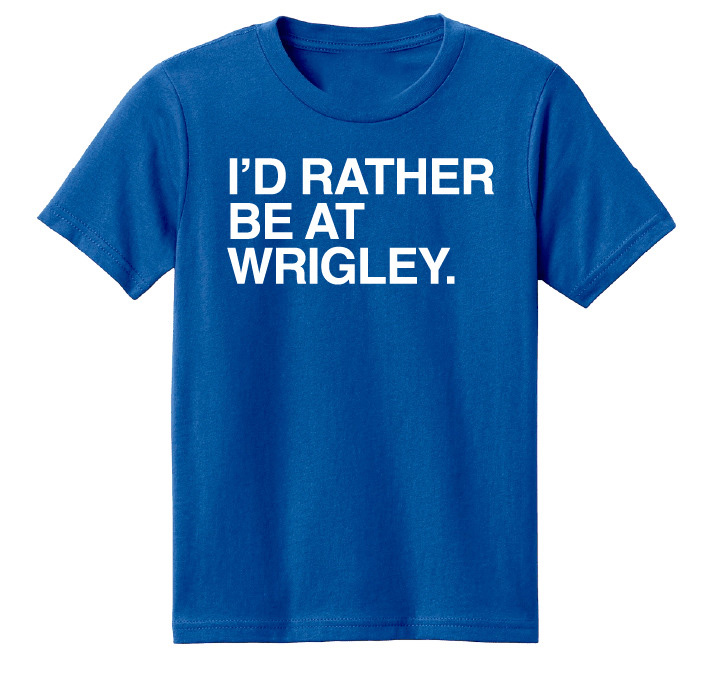 OBVIOUS SHIRTS Merch I'D Rather Be At Wrigley T-Shirt Gifts For Father