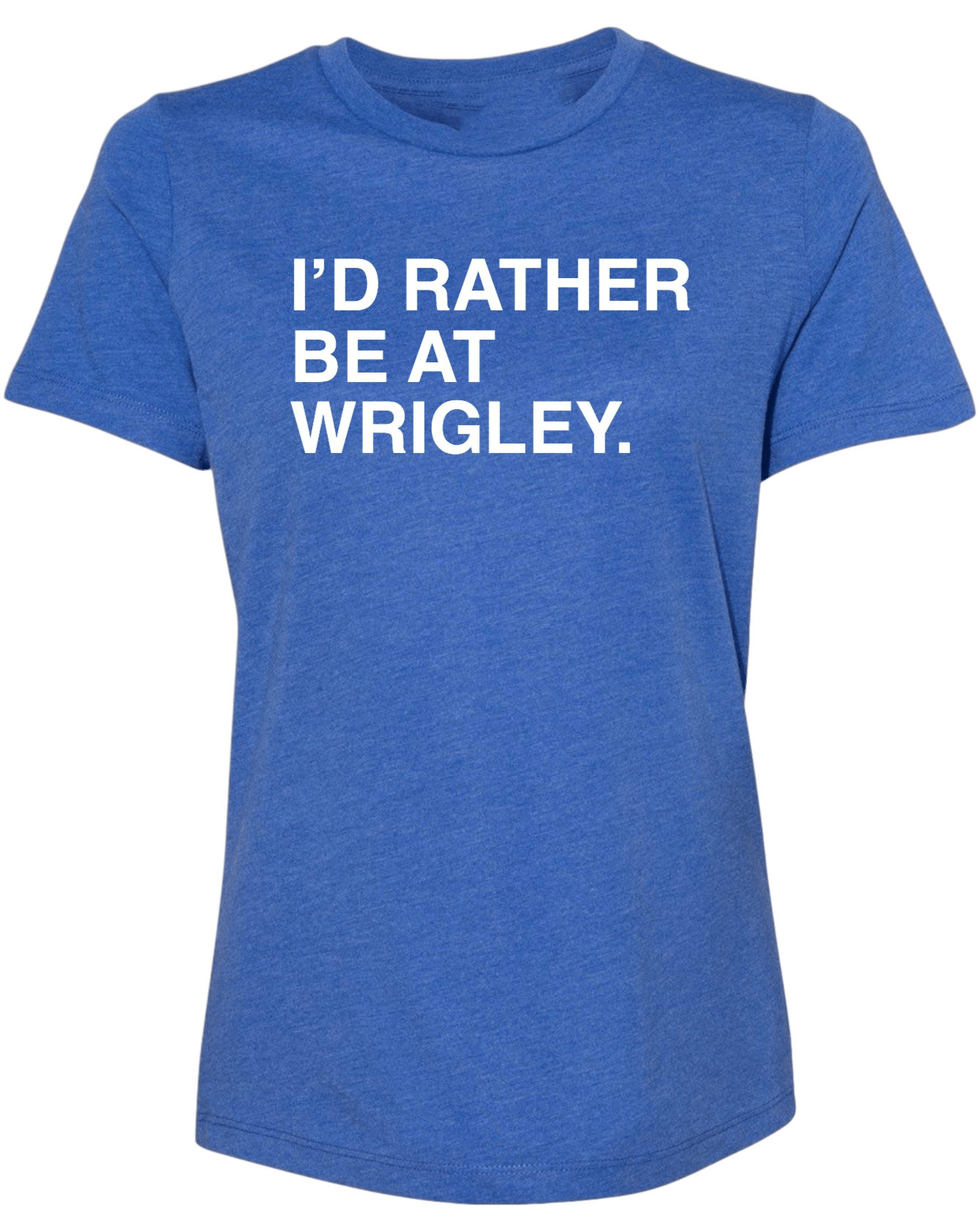 OBVIOUS SHIRTS Merch I'D Rather Be At Wrigley T-Shirt Gifts For Girlfriend